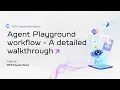 Agent Playground workflow - A detailed walkthrough MCPCognito Workbench