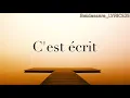 Fracis Cabrel -  C'est écrit ( Tradução )