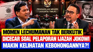 🔴FULL HD! LECHUMANAN KELABAKAN DICECAR HABIS DI SIDANG IJAZAH JOKOWI