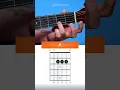 Download Lagu How to play the A Chord on Guitar (it's so easy!) #Shorts