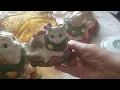Some more recent finds Fitz and Floyd maybe Murano Christmas