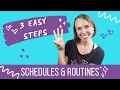 AD Schedules Routines 3 Easy Steps