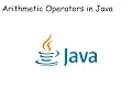 Arithmetic Operators in Java