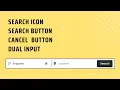 Complete Styling of a Search Bar using HTML CSS