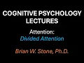 Cognitive Psychology - Attention Pt4