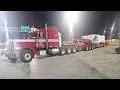 Guy M Turner Peterbilt 389 Hauling a Massive Machinery Press on 13 Axle Trailer 247 000 lbs 134 ft
