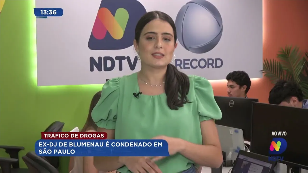 Tráfico de drogas: ex-DJ de Blumenau é condenado em São Paulo