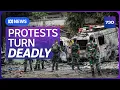 Download Lagu Deadly clashes as anti-government protests escalate in Indonesia | 7.30