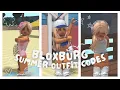 Bloxburg Summer Outfit Codes Compilation
