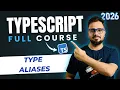TypeScript Tutorial - Type Aliases type vs interface
