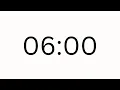 6 MINUTE TIMER - COUNTDOWN TIMER MINIMAL