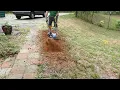 Earthwise 13 5 Amp Tiller First Use and Test Run TC70016