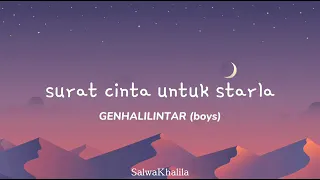 Download Surat Cinta Untuk Starla-Gen Halilintar Boys (lirycs video) *cover song* MP3