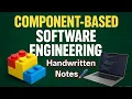 Component-Based Software Engineering CBSE Handwritten Notes for Tech