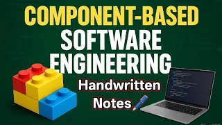 Component-Based Software Engineering CBSE Handwritten Notes for Tech