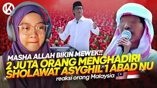 Download 🇮🇩Orang Malaysia Menangis Lihat Orchestra Shalawat Asyghil di Puncak Satu Abad NU | 🇲🇾 Reaction MP3