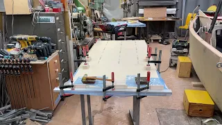 Preparations for the lead boxes and for the sleeping room.