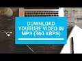 Download Lagu Download YouTube video in mp3 360 kbps (clear audio)📱