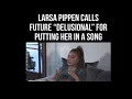 larsa pippen calls future delusional for putting her name in his song