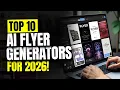 Top 10 Free AI Flyer Generators 2026