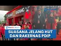 Lagu Ancol Memerah Jelang Rakernas dan HUT Ke-53 PDIP, Megawati Semringah Hadir bersama Elite Partai