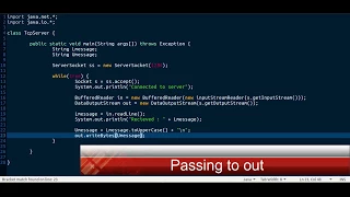 TCP Server Client programming - java tutorial