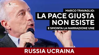 "Just peace doesn't exist. Those who pursue it want war." Travaglio dismantles the EU narrative.