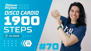 Download DISCO CARDIO 1 MILE Happy Walk  •  1900 Steps in 15 Min  •  Walking Workout #70 • Keoni Tamayo MP3