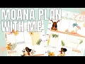Moana Plan With Me Disney Princess Happy Planner Spread Decorative Planning