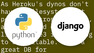 Django Deploying an application on Heroku with sqlite3 as the database