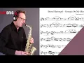 Download Lagu Bernd Hartnagel - Georgia On My Mind saxophone sheet music transcription notes for alto sax