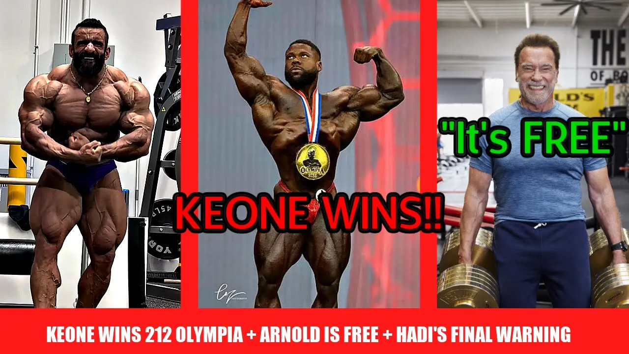 Keone Pearson WINS 212 Olympia + Arnold Schwarzenegger Announces Arnold Will Be Free + Hadi UPDATE