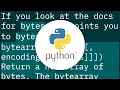 Best way to convert string to bytes in Python 3