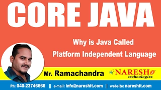 Why is Java Called Platform Independent Language Core Java Tutorial