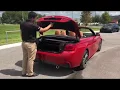 Discover How To Use The Trunk Compartment of A BMW Convertible