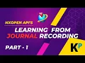 Learning NXOpen API s from journal recording NXOpen Customization Programming Parametric Krish