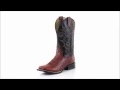 Stetson Womens 11 Basic Red Crackle Leather Western Cowboy Boots - Style 12-021-8801-0873 RE