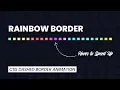 CSS Rainbow Border Animation Html CSS Border Animation