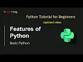 Features of Python Python Tutorial for Beginners in Hindi Why Python is powerful