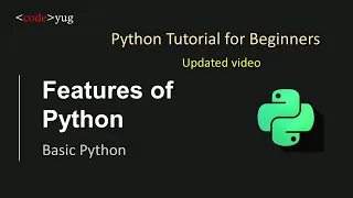 Features of Python Python Tutorial for Beginners in Hindi Why Python is powerful