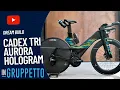 DREAM BUILD CADEX TRI AURORA HOLOGRAM SRAM AXS SWISSSIDE HADRON WHEELSET