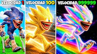 Mejorando a SHIN SONIC en el MAS RAPIDO en GTA 5 !! (Sonic Movie mod)