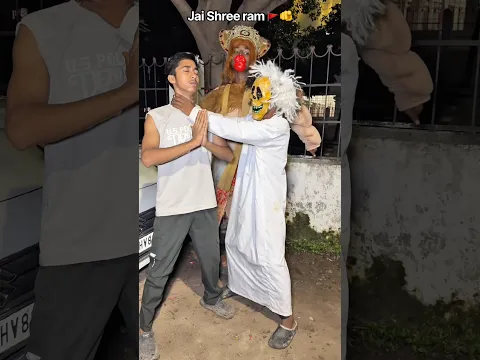 Bajrangbali ke Rudraksha 📿 Shakti 💪😱 #bhoot angry 😡 #Bajrangdal status #scarryghost #shorts