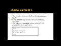 HTML Lesson 2 Elements in Telugu