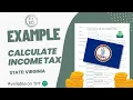 Virginia State Tax Walkthrough