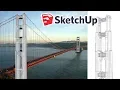 Golden Gate Bridge 3d modeling Part 1 - World s Greatest Architecture