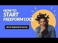 How to Start Freeform Dreads
