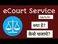 How to use e court service App