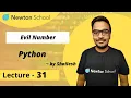Evil Number in Python Shailesh