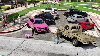 بنت تسخر من راعي الشاص أمام الطلاب بالجامعة ثم يحدث أمر صادم يغير حياتها فلم قراند 5 